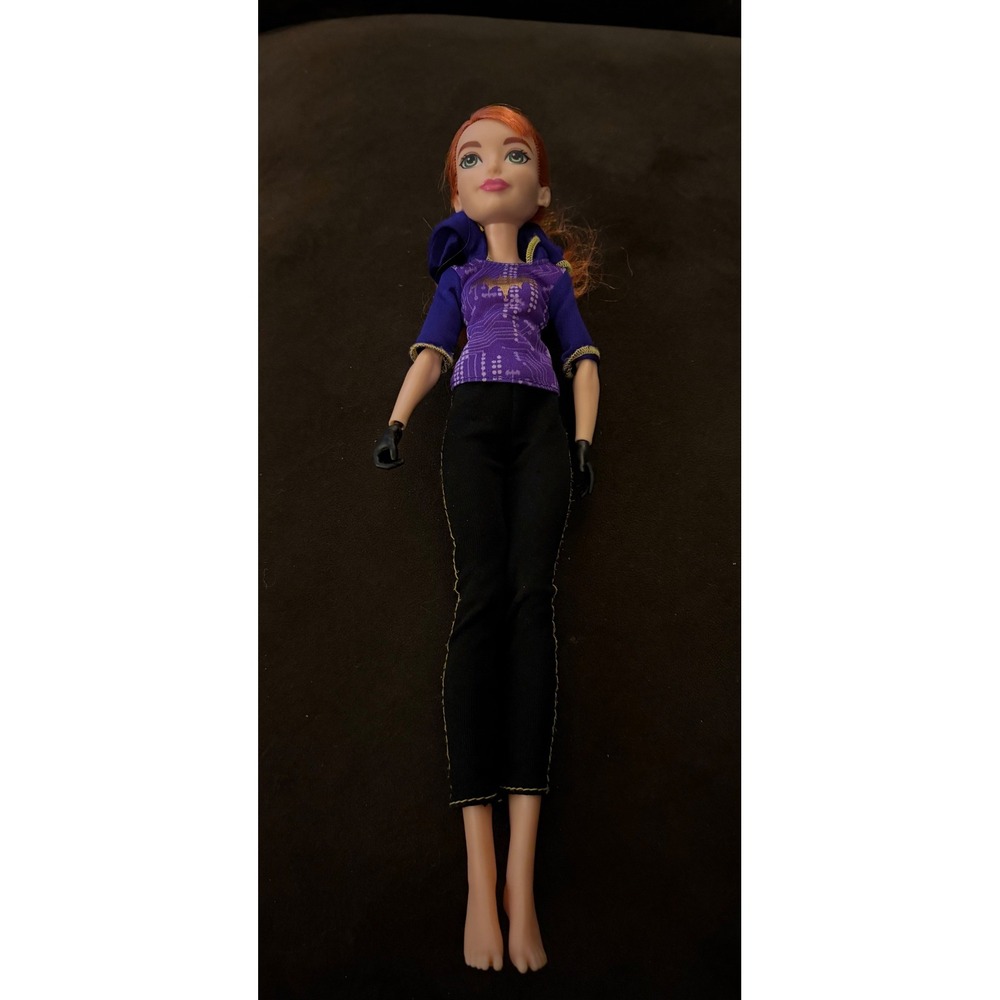 DC Super Hero Girls Batgirl Doll 12‎ inch Purple Hoodie Orange Hair Mattel